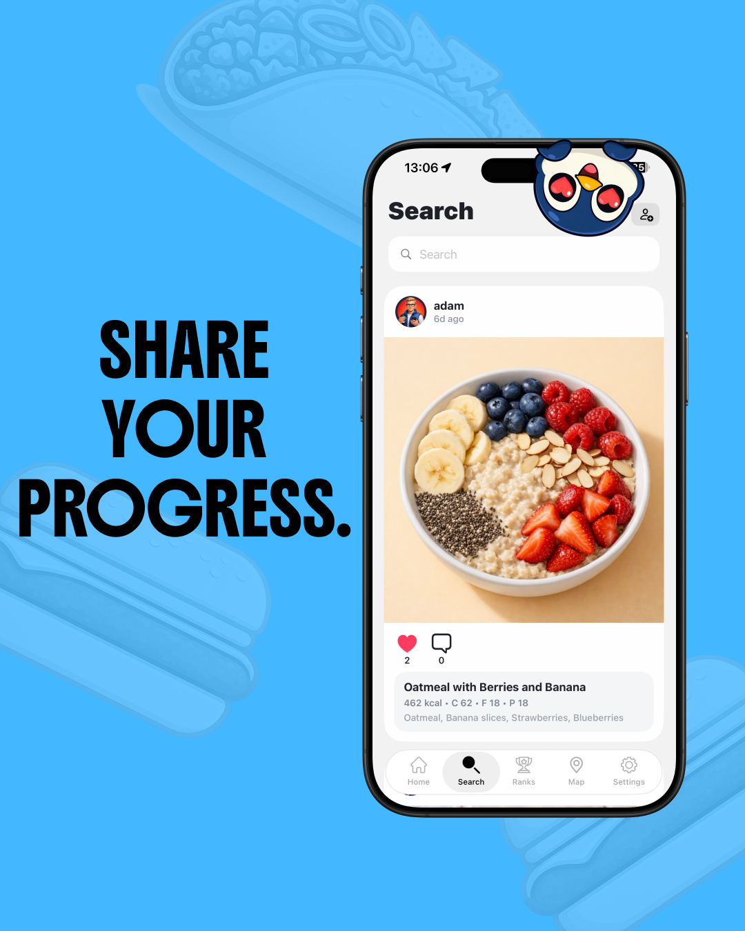 Share progress